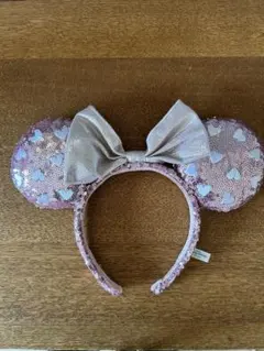 ディズニー ハート型スパンコールカチューシャ
