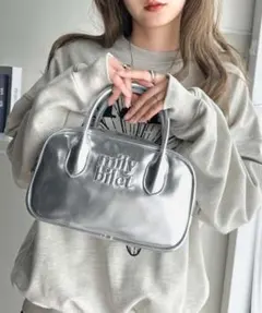 クラシカルエルフ♡MILYBILET♡エナメルライクエコレザーミニボストンバッグ