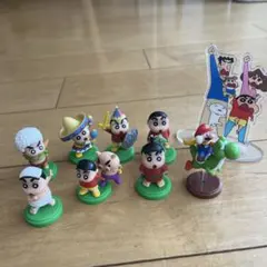 チョコエッグクレヨンしんちゃん フィギュアセット 7体　おまけ付き