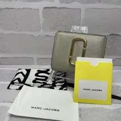 未使用 マークジェイコブス グラムショット 三つ折り財布 ベージュ