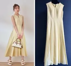 herlipto】Deauville Gathered Long Dress - メルカリ