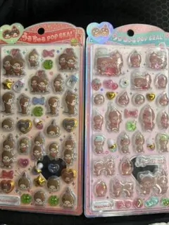 店舗購入品！モンチッチ　うるちゅるシール　2枚セット