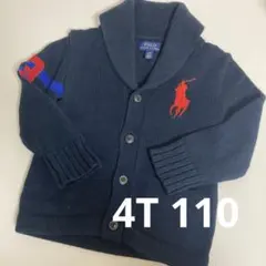 Polo Ralph Lauren ネイビー カーディガン　110 ビックポニー