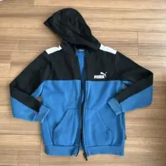 PUMA フード付きジップアップパーカー 150サイズ