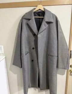【極美品】AURALEE●ガンクラブチェックコート サイズ4のサムネイル