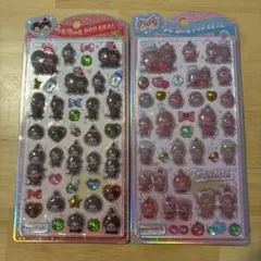 正規品　モンチッチ うるちゅるポップシール 2シートセット