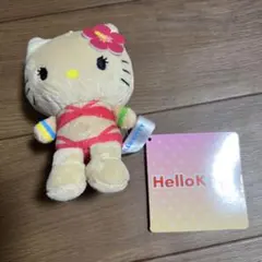 ハローキティ　マスコット　XOXOギャル　日焼けキティ