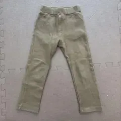 無地 ロングパンツ ベージュ 100cm