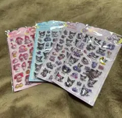 【4枚セット】サンリオ クロミ マイメロ きゅんポップシール POPSEAL