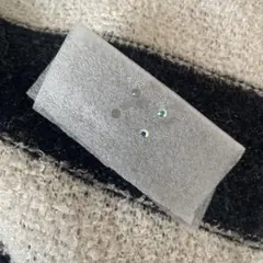 Vカップ 樹脂 ピアス オパール オーロラ スワロフスキー キャッチ バッグ ピ