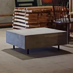 120cm｜ライトグレー｜テレビボード｜ボックステーブル｜薄塗り