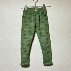 シエロアンドテラ キッズパンツ 130 緑 恐竜柄 普段使いしやすい カジュアル