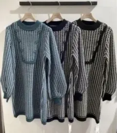 3P REDYAZEL ニット　ワンピース　Green グリーン緑レディアゼル