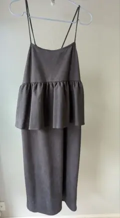 chocol raffine robe キャミワンピース チャコールグレー