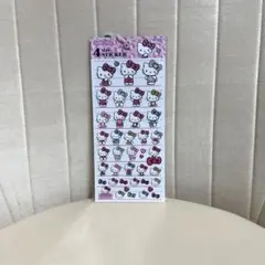 ハローキティ　ヒョウ柄　ギャル　4サイズステッカー　シール
