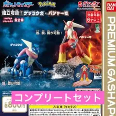 ポケットモンスター 組立可動！ゲッコウガ・バシャーモ ガチャ コンプ