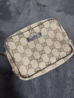 未使用 GUCCI GGパターン ポーチ - メルカリ