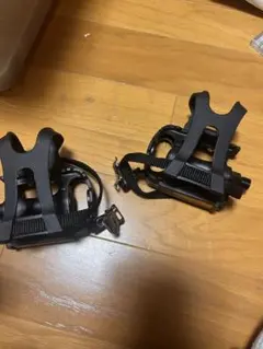 トゥークリップ付きフラットペダル 左右セットのサムネイル
