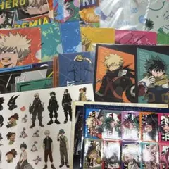 ヒロアカ　クリアファイル　ステッカー　まとめ売り　一番くじ