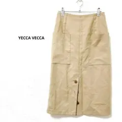 YECCA VECCA　イェッカヴェッカ　ロングスタイトスカート　スリットボタン