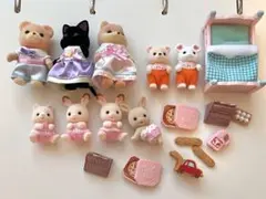け*）様 シルバニアファミリー 人形と家具セット　くじ