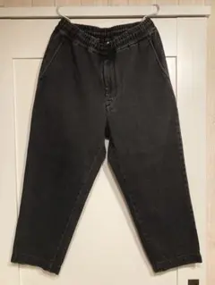 BEAUTY&YOUTH ブラックデニム　 イージーパンツ　クライミングパンツ