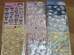 サンリオぷくっとシール6枚セット