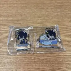 刀猫男士 とうにゃん 周年 トラベル 三日月宗近 アクリルブロック 2点