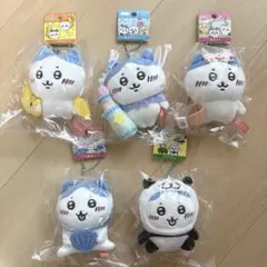 ご当地ちいかわ ハチワレ ぬいぐるみキーチェーン 5点セット