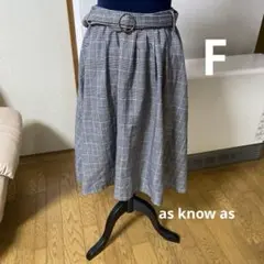 as know as アズノウアズ　レディース　フリーサイズ グレーのサムネイル