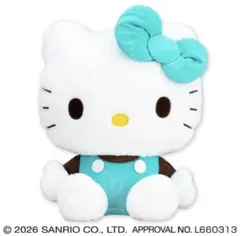 【️特大ぬいぐるみ】ハローキティ チョコミントドール GJ