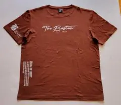 ブラウン Tシャツ Boston1997　ボストンお土産海外S(日本L)サイズ
