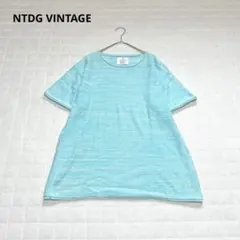 【ライトオン　NTDG VINTAGE】半袖サマーニットTシャツ　L ラフ　夏のサムネイル