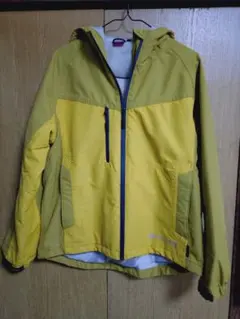 TULTEX フード付きイエローマウンテンパーカー