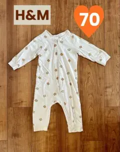 H&M トラ　カバーオール70〜80センチ