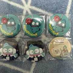 サンリオ　缶バッジ　ハンギョドンセット