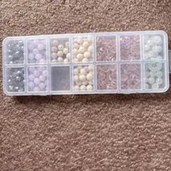 ビーズセット 12種類 プラスチック収納ケース付き15