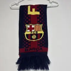 FC Barcelona マフラー ネイビー 赤