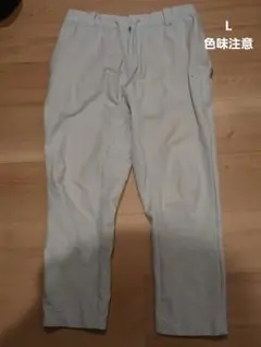 ナイキ Nike DRI-FIT ライトグレー パンツ L 汚れあり