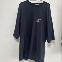 バックプリント Tシャツ ブラック Mサイズ