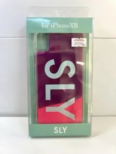 【新品】SLY スライ iPhoneXR ケース ビビッドカラー ピンク✖️紫のサムネイル