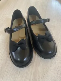 HARUTA KIDS ブラック フォーマルシューズ