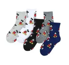 ミッキー レデイースソックス 5足セット