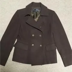 BUONA GIORNATA ダークブラウン ピーコート