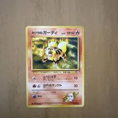 カツラのガーディ ポケモンジム第3弾 グレンタウンジム カツラのサムネイル