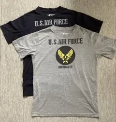 (値下げ)ボディメーカーUSAF 半袖Tシャツ、2枚セット(中古品)
