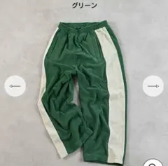 マーキーズ　パイルトラックパンツ　グリーン グリーン フリースパンツ 110cm