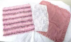 YSTYLE FRANCE 花柄クッションカバー ピンク×ベージュ 高級 - メルカリ
