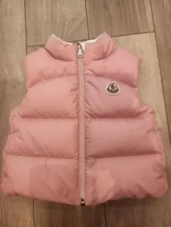 MONCLER ピンク ダウンベスト 75cm