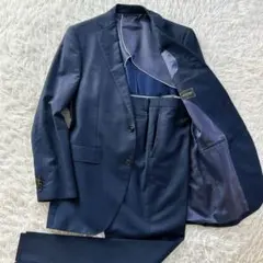 ザスーツカンパニー　スーツ　セットアップ　2点セット　ネイビー　サイズXL